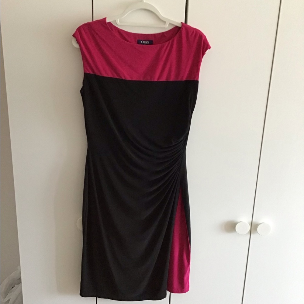 Chaps overlay dress, size L